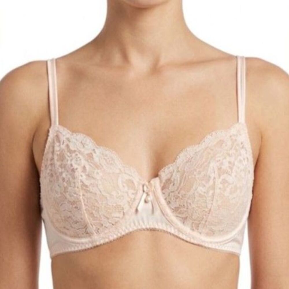 Victoria's Secret Women's NWT Blush Pink Vintage 90s Lace Underwire Bra Size 36C